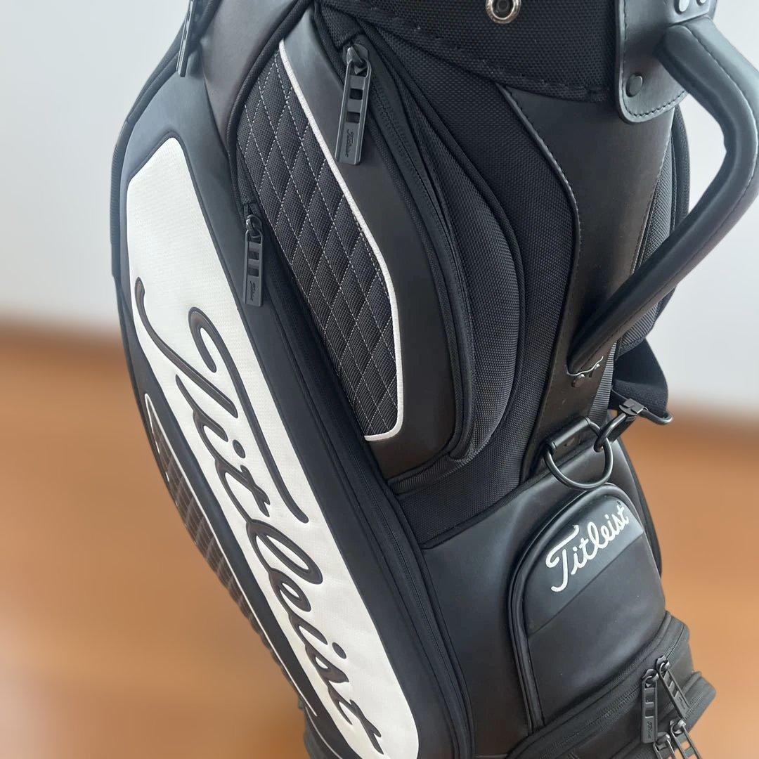 Titleist キャディバッグ ブラック/ホワイト