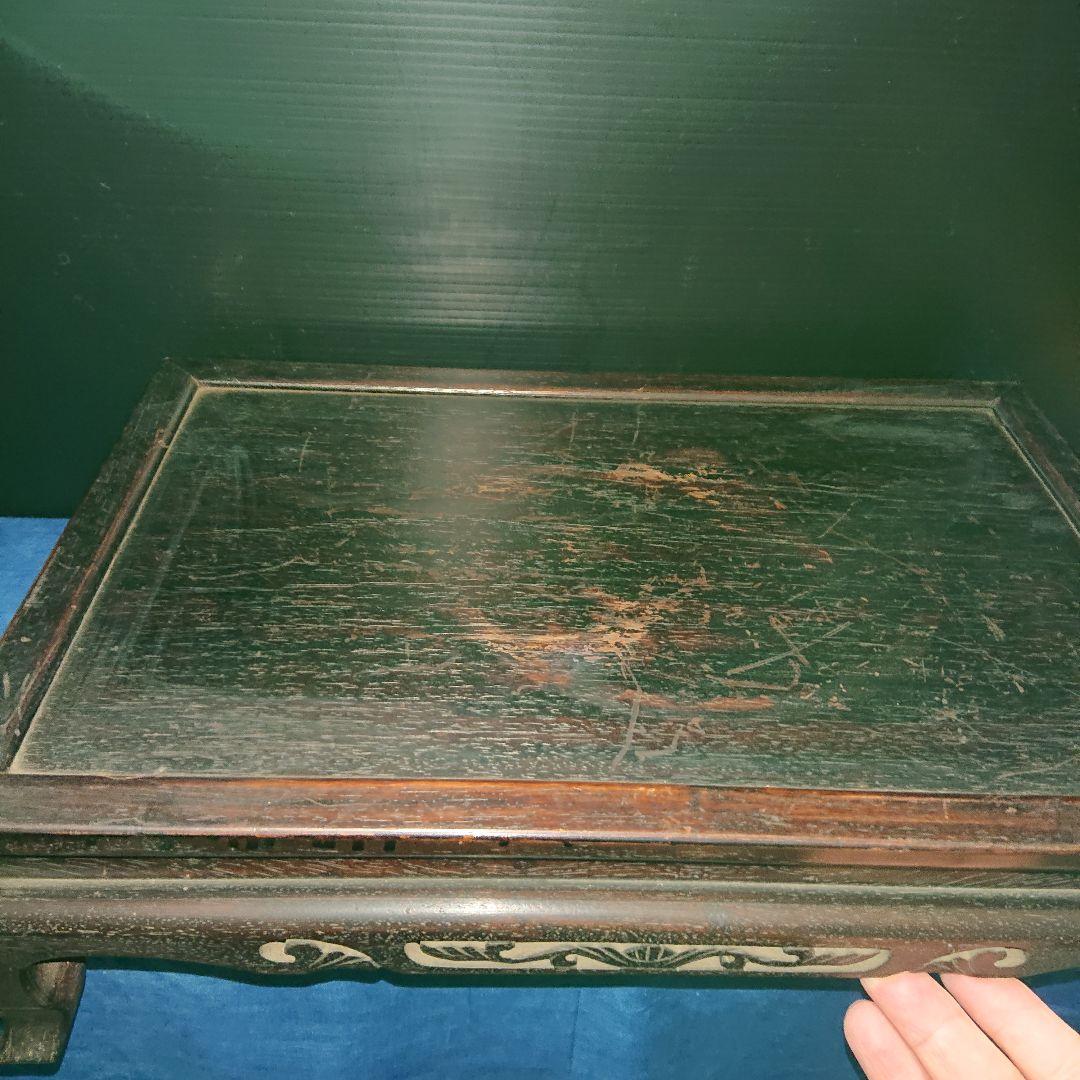 木製、唐木花台