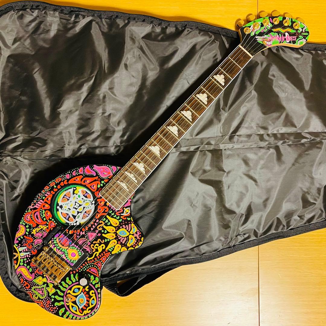 【廃盤品】FERNANDES PAINT-ZO hideコラボ ソフトケース付き