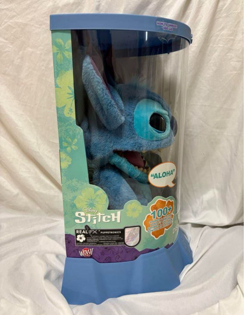 日本未発売　リアルFX　ディズニー　スティッチ　パペット　ぬいぐるみ