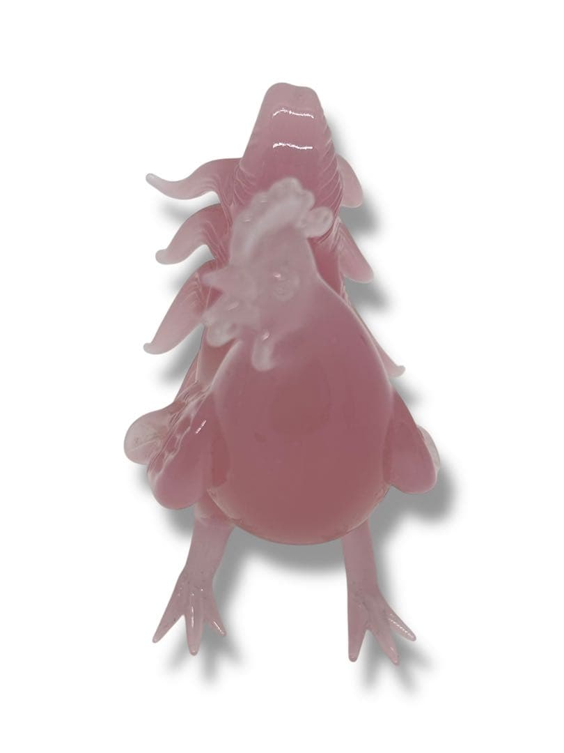 田*夫様 #ムラノガラス ピンクオパリン 鶏フィギュリン 2点セット