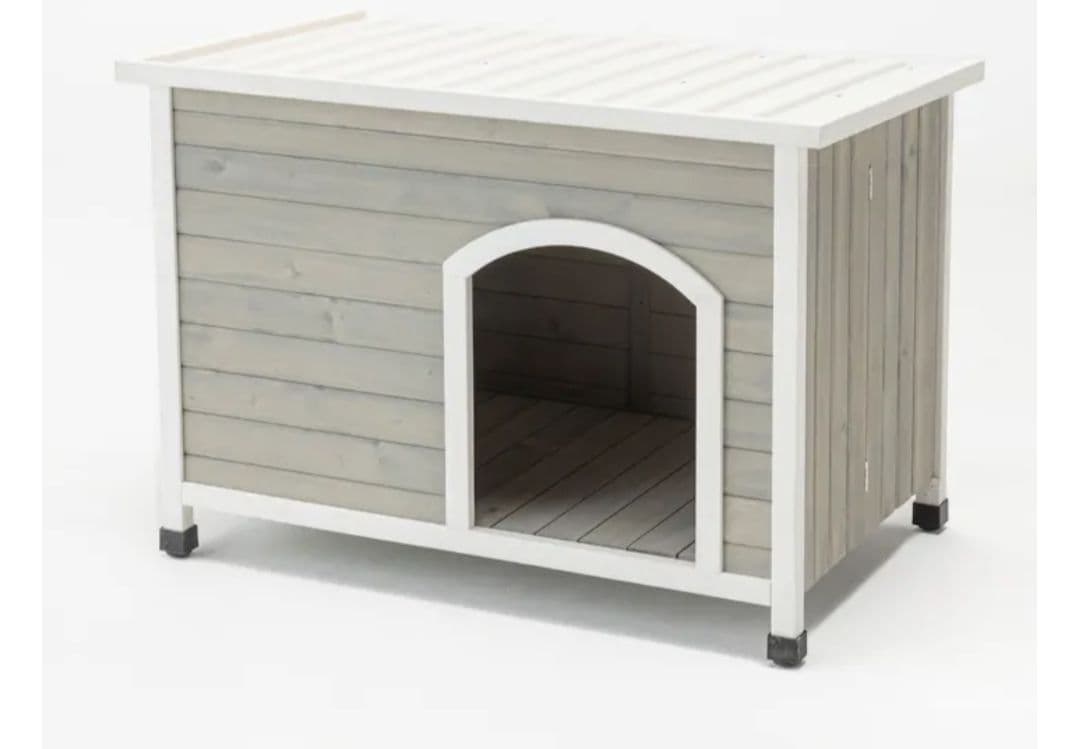 木製犬小屋 蓋付き