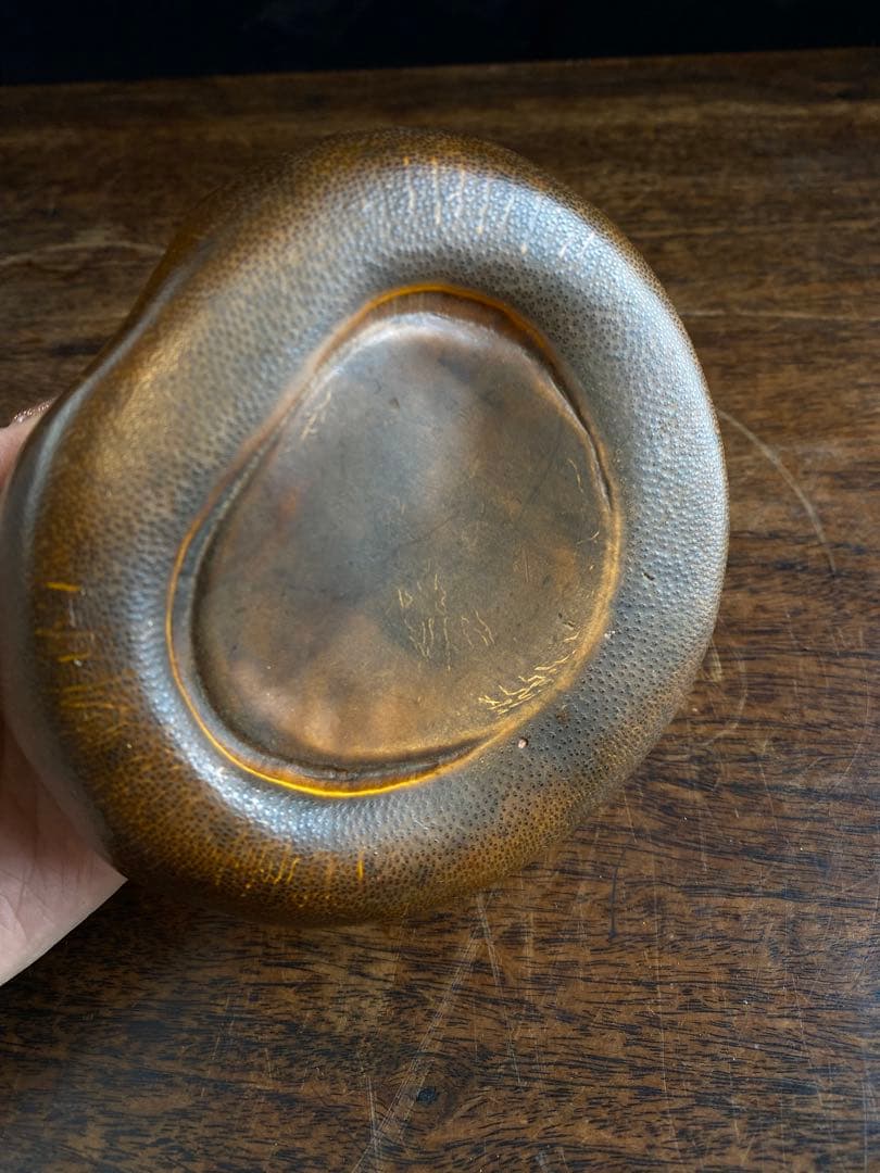 竹製灰皿　水滴　2個セット　木工　竹製品　古美術　骨董品