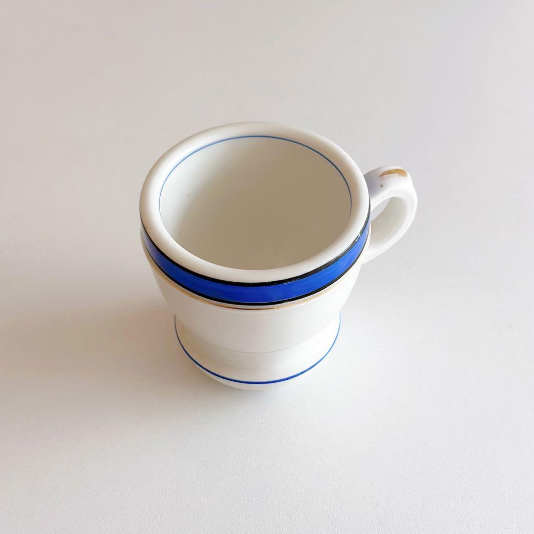 アンティーク ブリュロ コーヒーカップ フランス