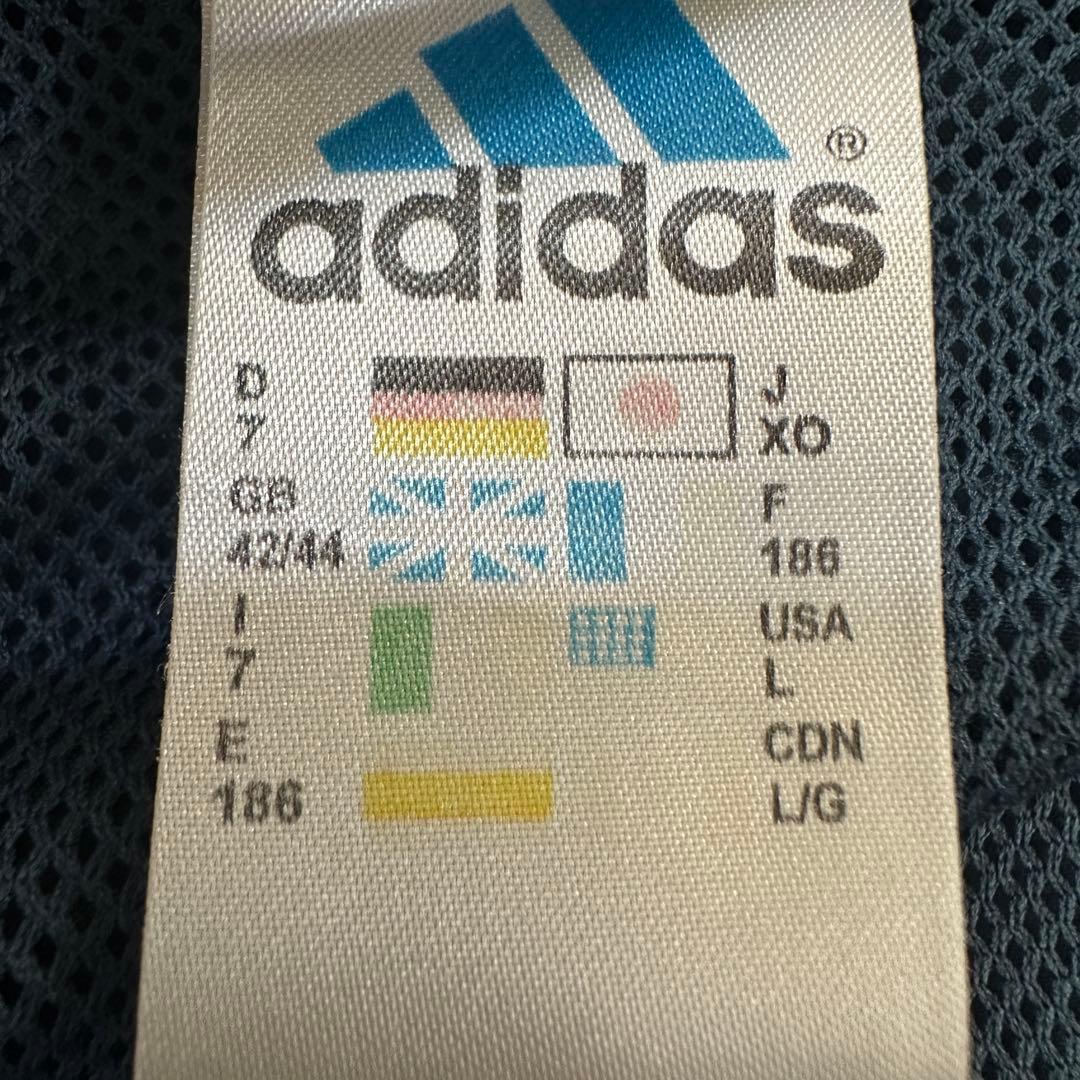 90s【adidas】アディダス（XO）ウィンドブレーカー＊裏メッシュ＊胸ロゴ