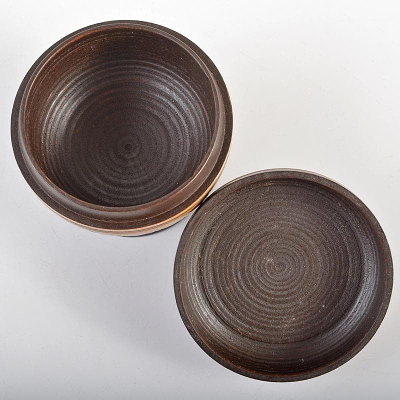 Teafortwo　漆工　川合漆仙造　獨楽莨入煙草入　共箱　V　R6868