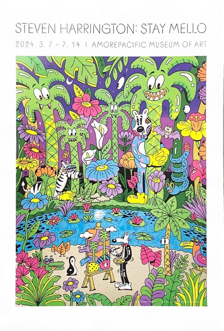 ラスト1枚【日本未入荷】スティーブン・ハリントン　エキシビジョンポスター②