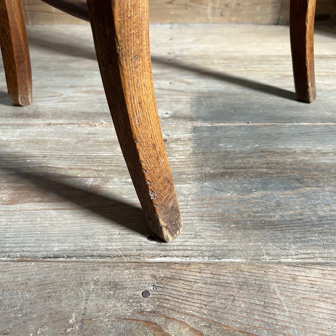 フランスアンティーク ラッシュシートチェア カフェチェア ダイニングチェア　籐