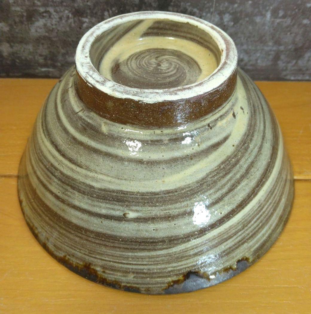 人間国宝 金城次郎 魚紋茶碗 栞 共箱 最上作 美品 壺屋焼 やちむん 壷屋焼