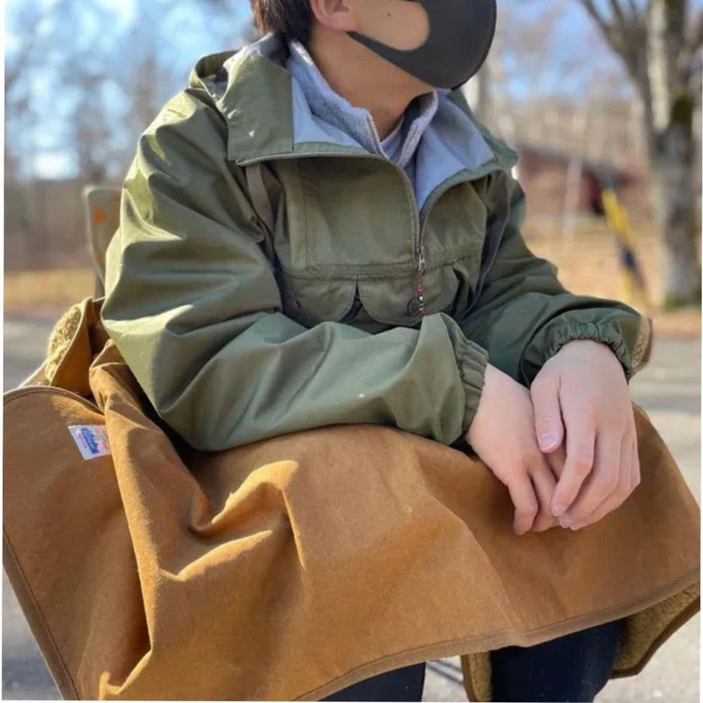 【新品・未使用】ON SLIVA KNIT BLANKET ネイビー