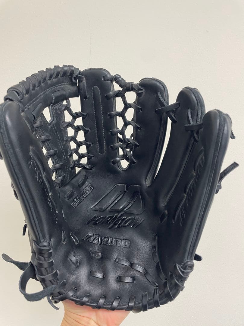 【ミズノ】MIZUNO 美品！軟式野球用グラブ　黒