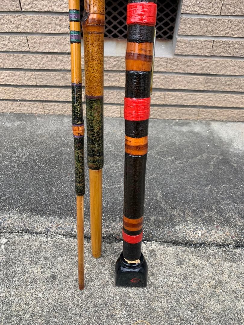 竹製 鮎竿 約550cm
