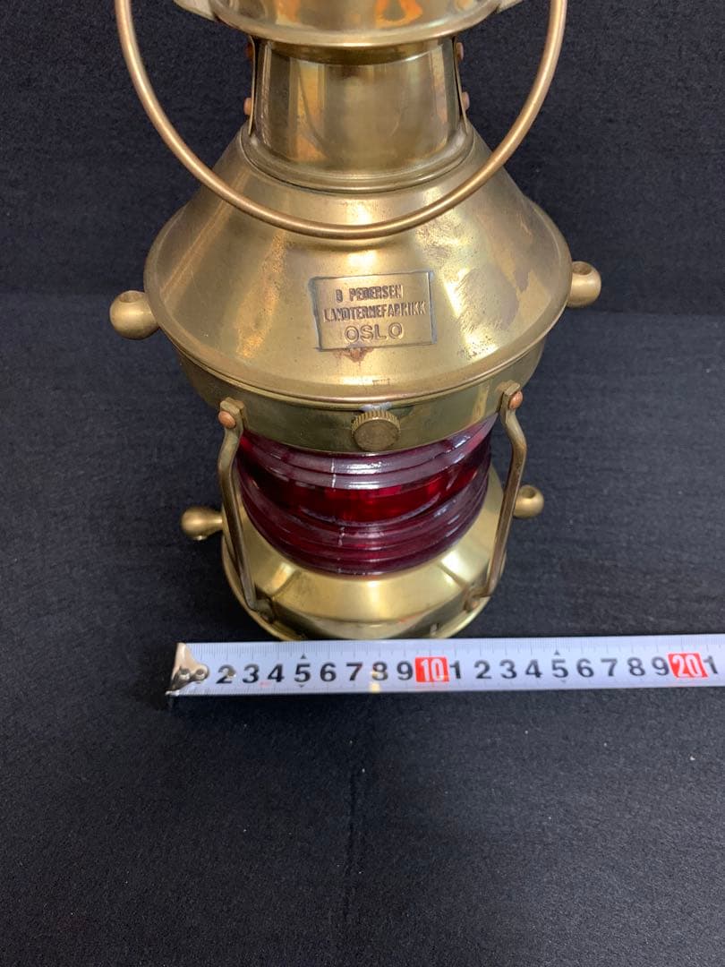 ◆真鍮製 キャンドルランタン◆OILランプ◆希少モデル◆インテリ◆重厚感