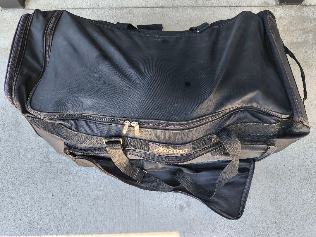 軟式野球 バッター用ヘルメット 希少ホワイト 専用キャスター付バック