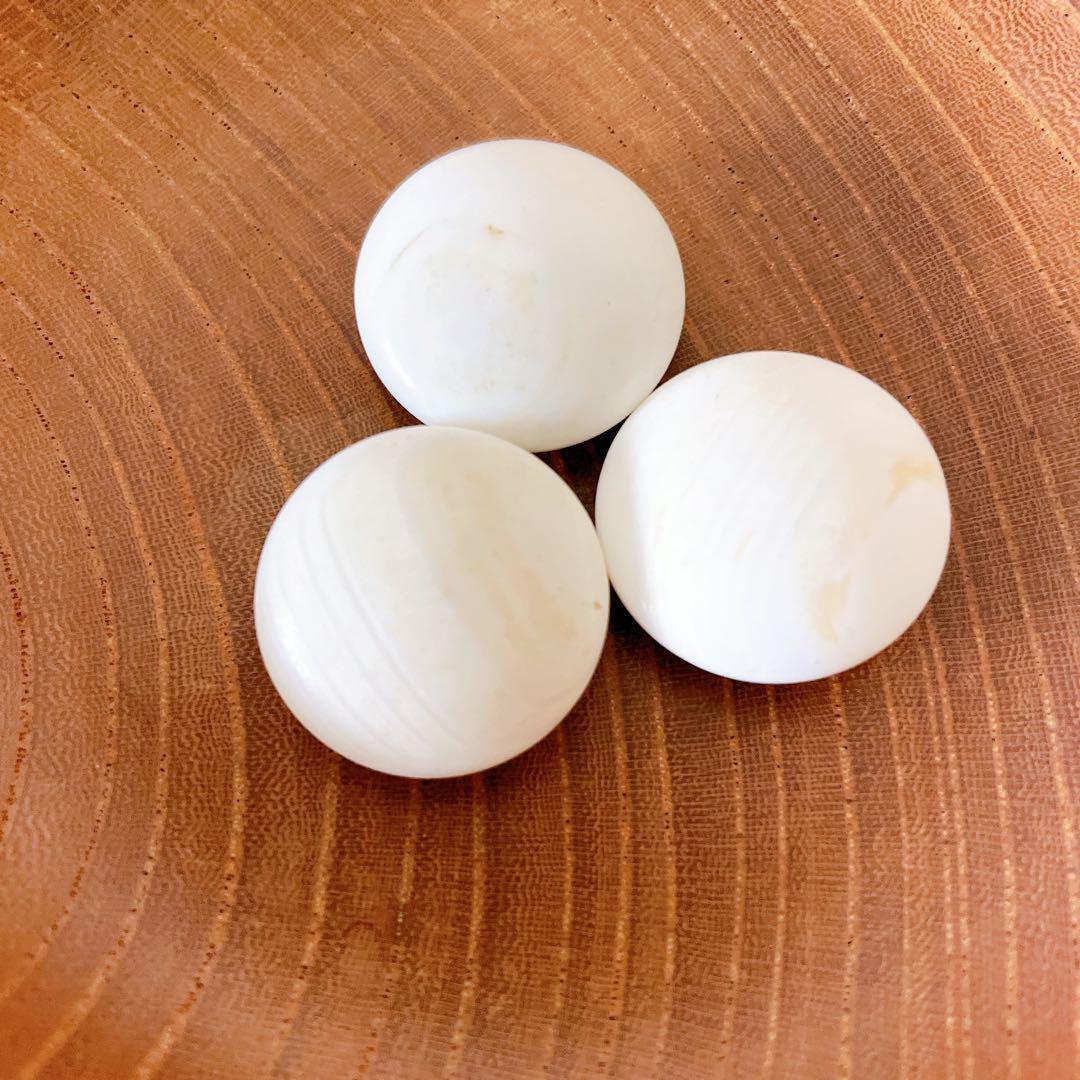 【厚さ9.5mm】 本蛤碁石 (白180個/黒180個)　木箱入り