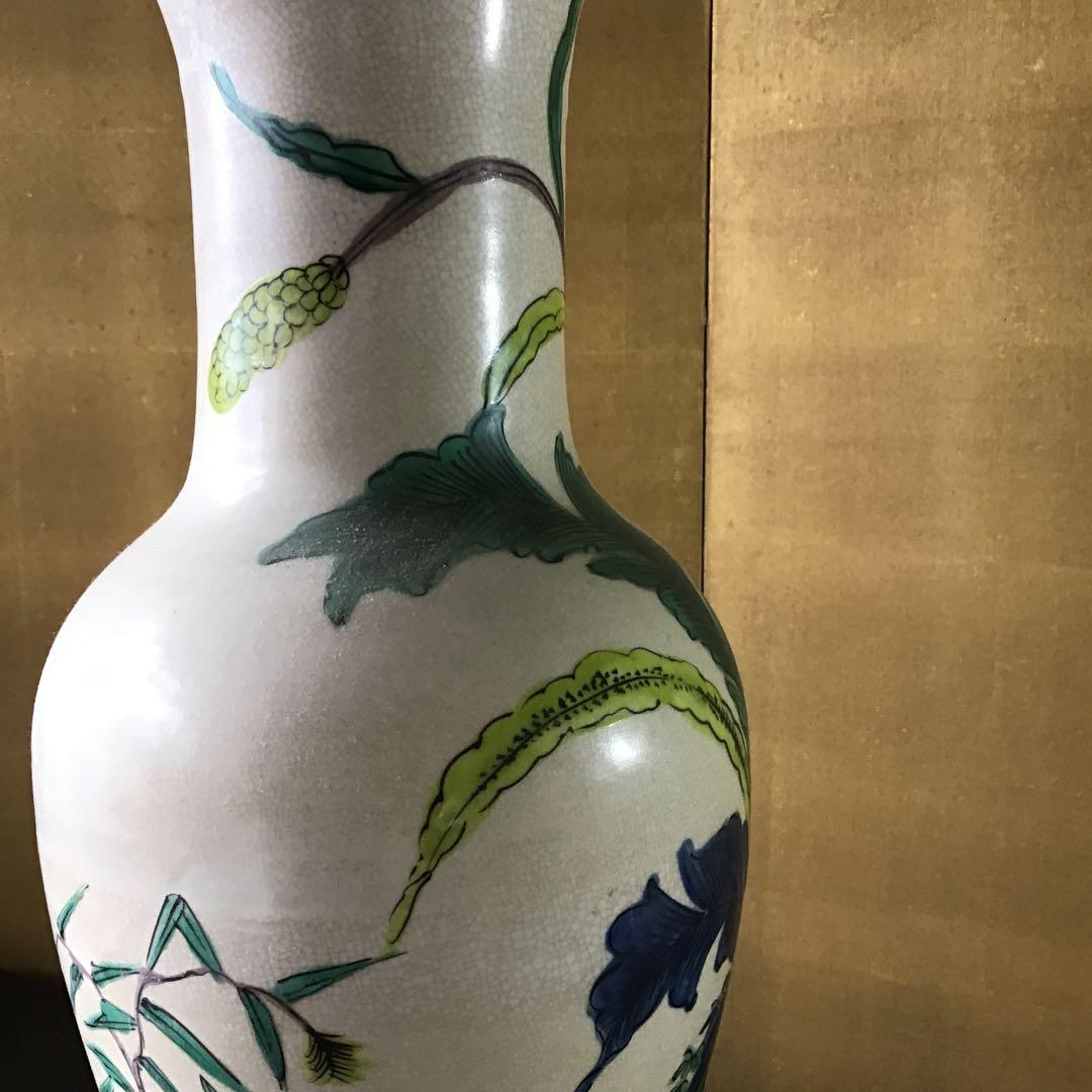 古九谷　粟に鶉