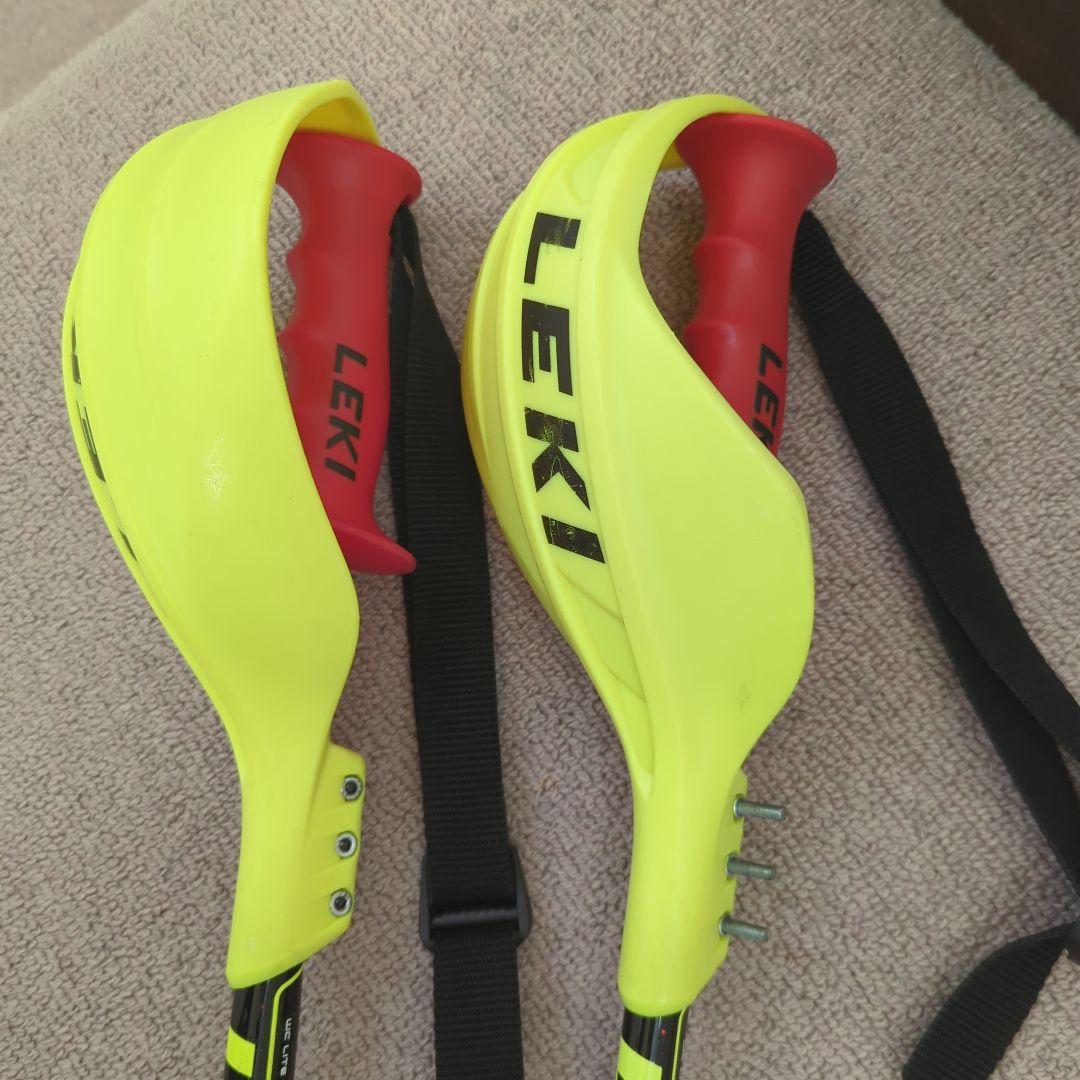 LEKI レキ　アルペンスキーSL ストック　95ｃｍ　パンチガード付き