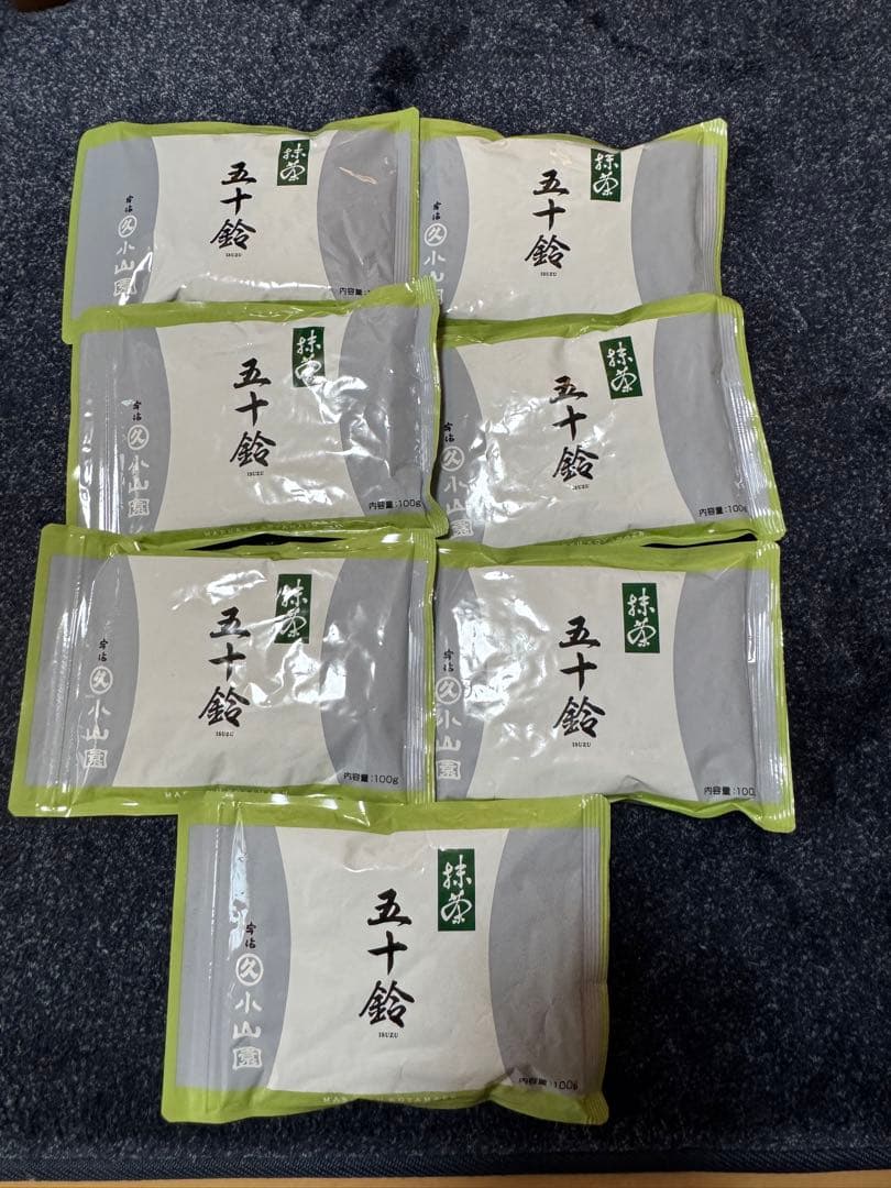 丸久小山園　抹茶　五十鈴　100g 7袋