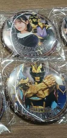 ゴジュウジャー 缶バッジ 一河角乃 テガソードゴジュウユニコーン 志田こはく