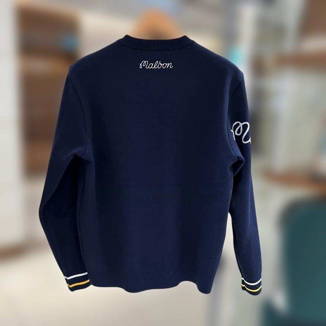 Malbon Golf 2025年秋冬コレクション のメンズ長袖ニット