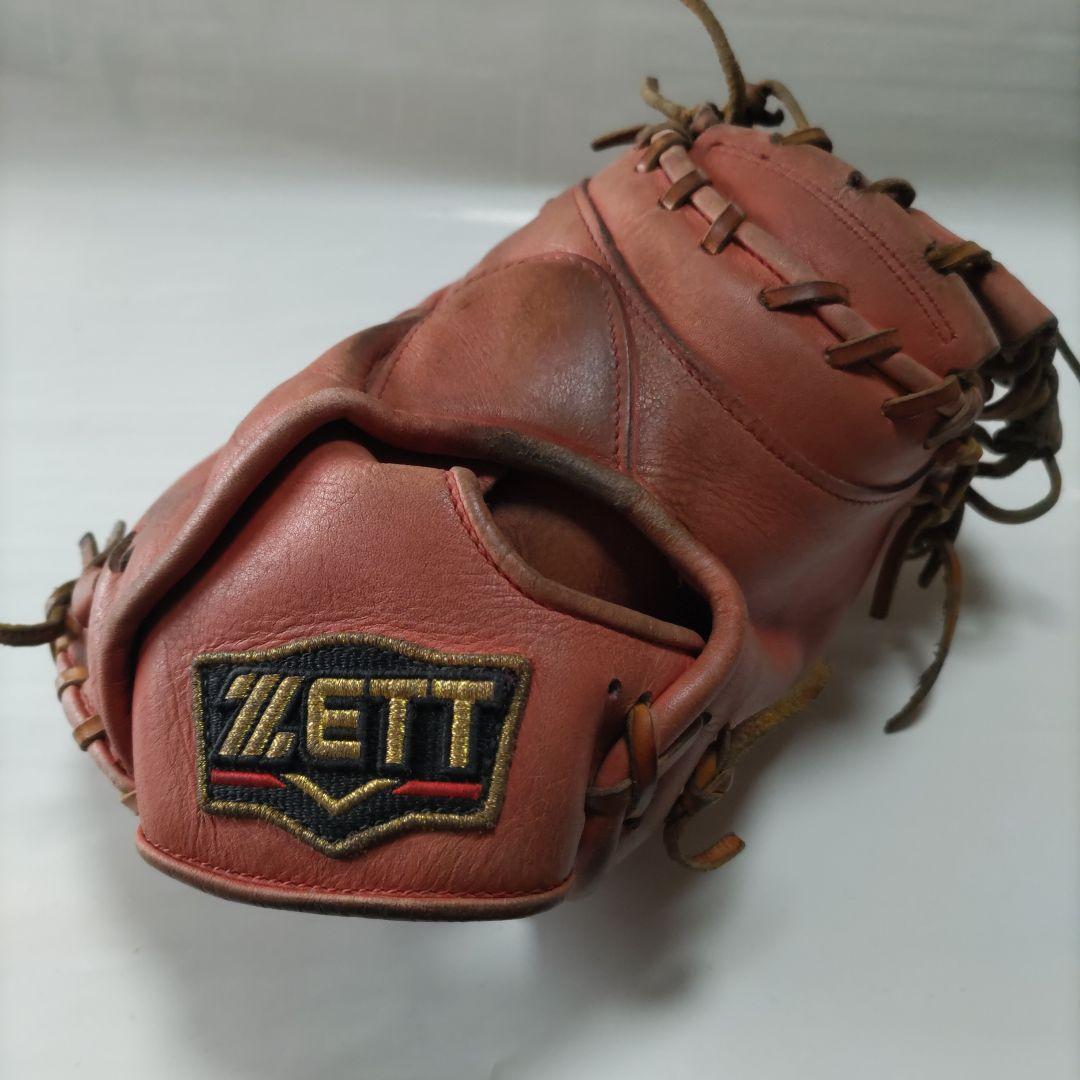 ZETT 硬式ミッド 茶色　傷や汚れあり