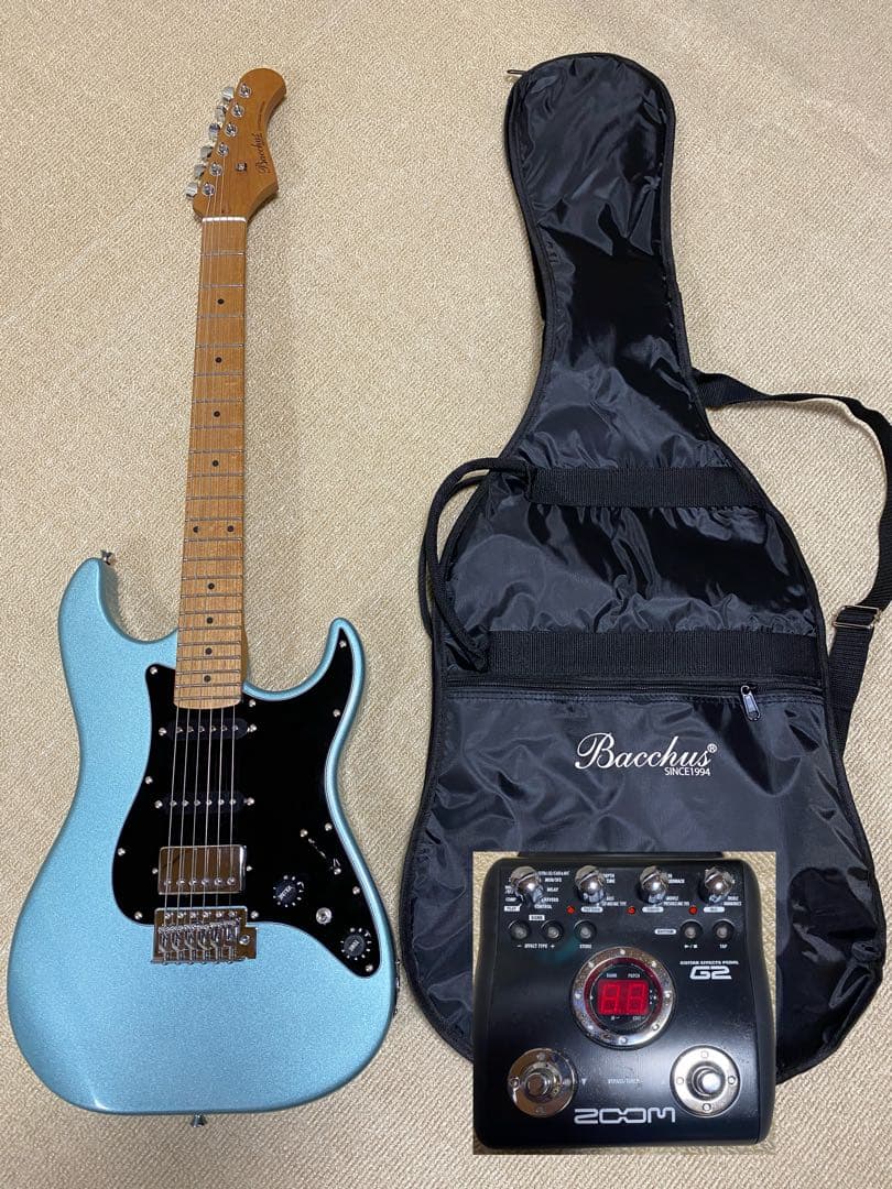 【美品】Bacchus GS-2DX RSM/M アイスブルーメタリック