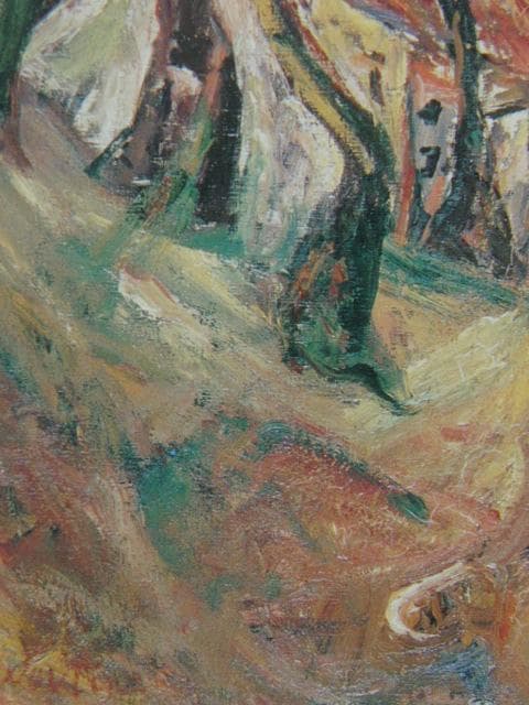 ハイム・スーチン、【セレの風景】、高級画集画、状態良好、新品高級額装付