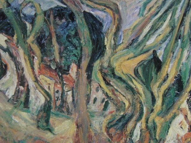 ハイム・スーチン、【セレの風景】、高級画集画、状態良好、新品高級額装付