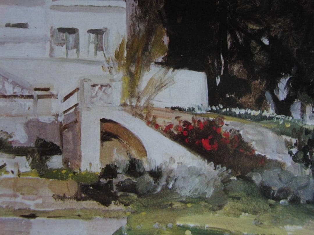 藤田嗣治、「Vue d'Alger , chemin des deux