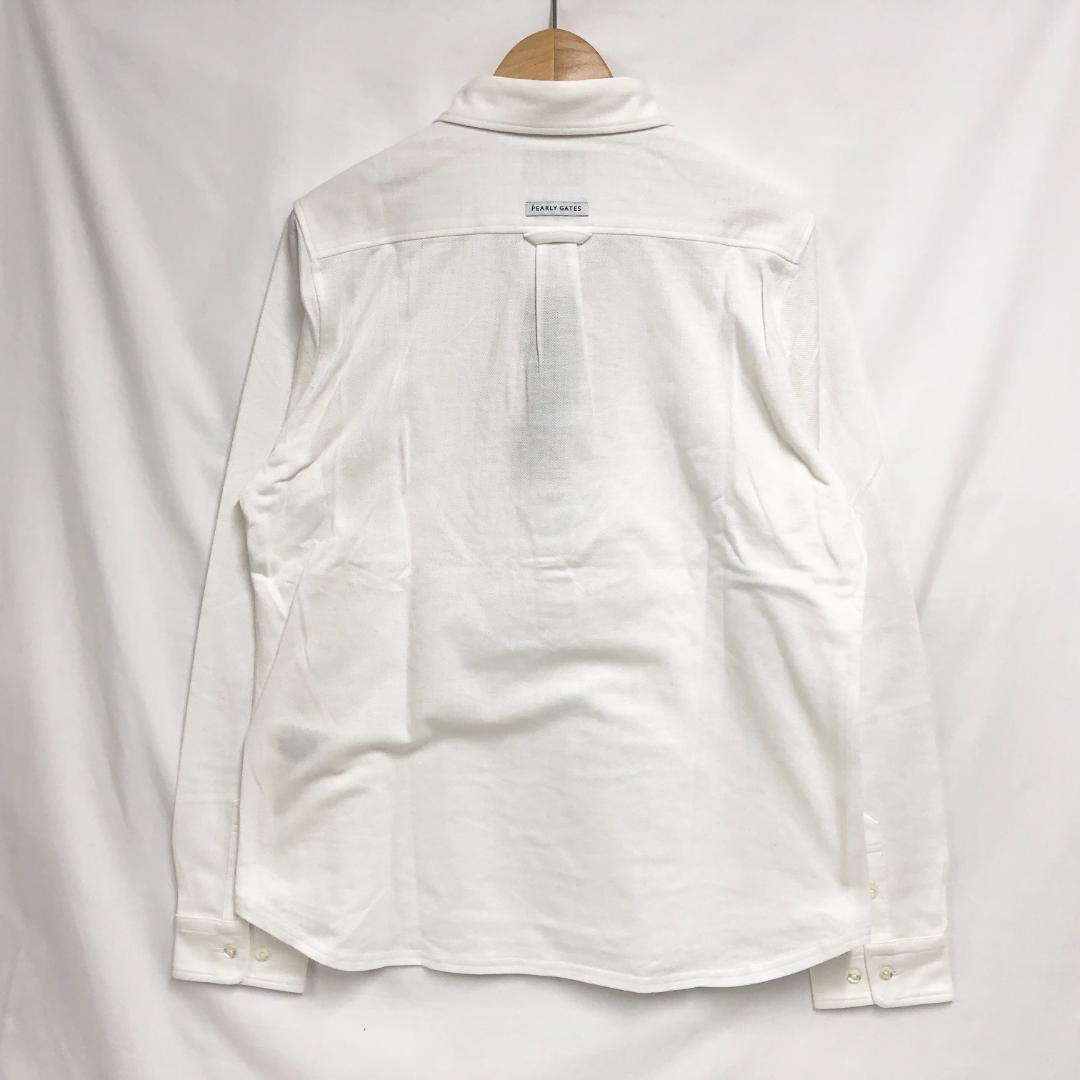 ○★新品未使用　PEARLY GATES　長袖ポロシャツ　2　ホワイト