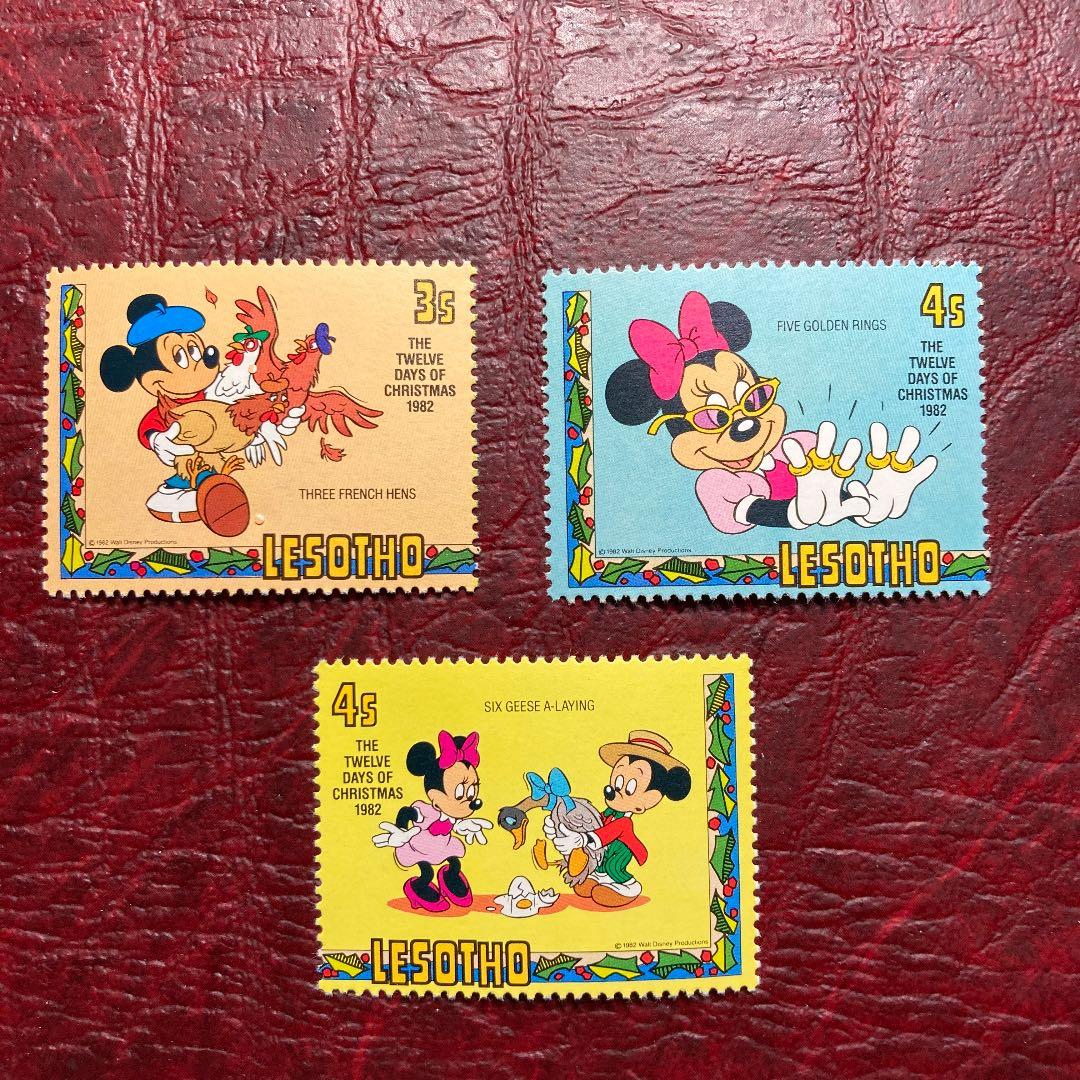 017 ディズニー切手6種　おしゃれ　かわいい　未使用　おまとめ割引有