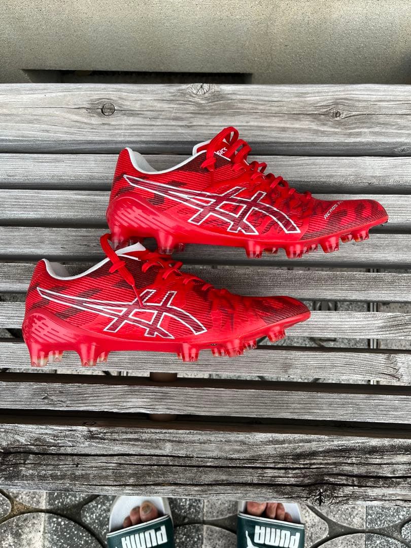 ASICS DS LIGHT アクロス　サッカーシューズ スパイク レッド