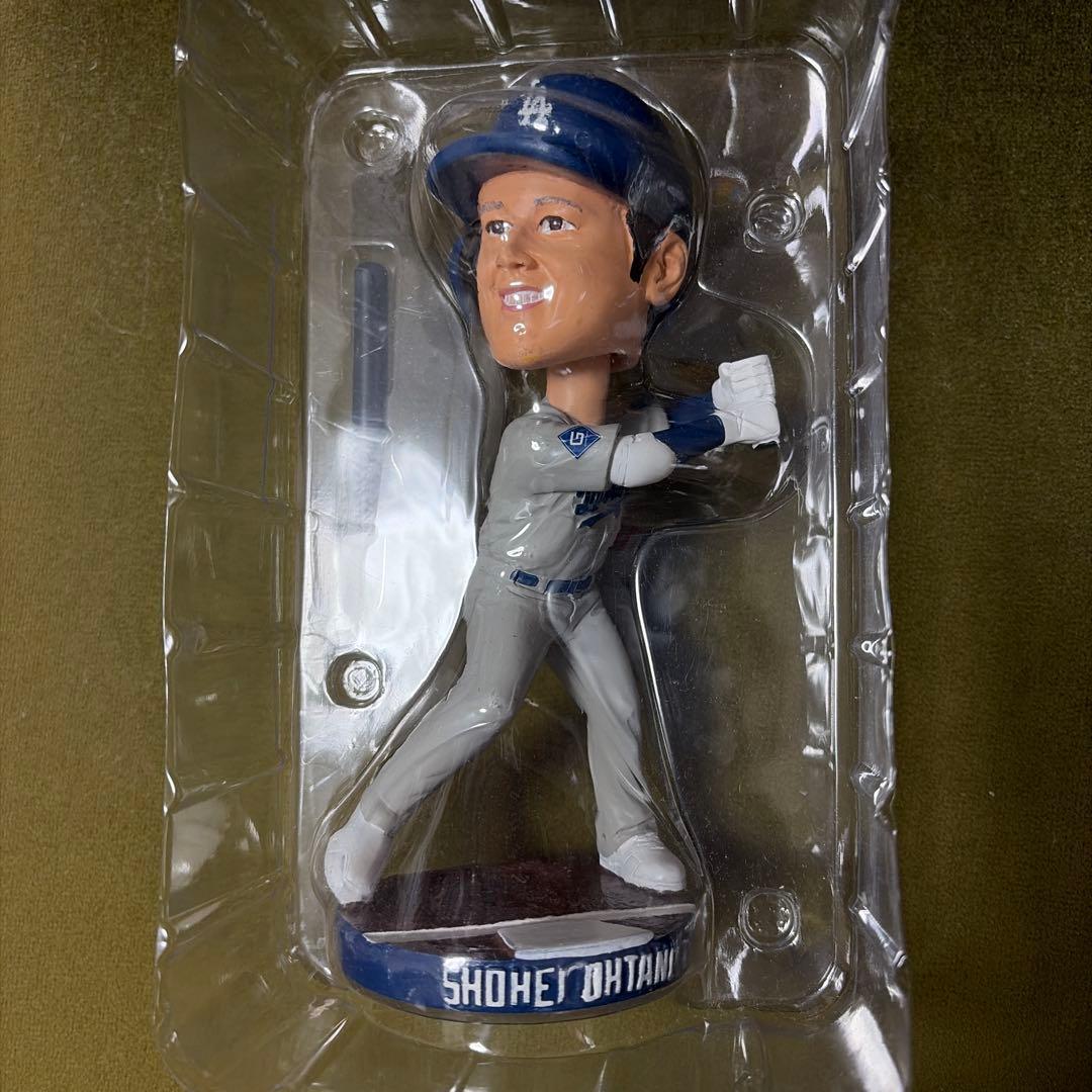 レア品大谷翔平 ボブルヘッドフィギュア球場配布品グレーユニフォーム