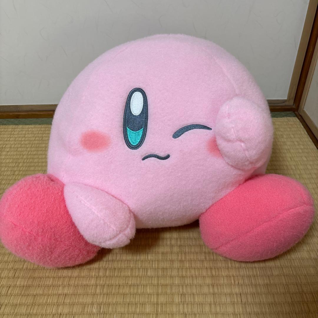 カービィ 羊毛フェルト風超BIGぬいぐるみ（うとうと）