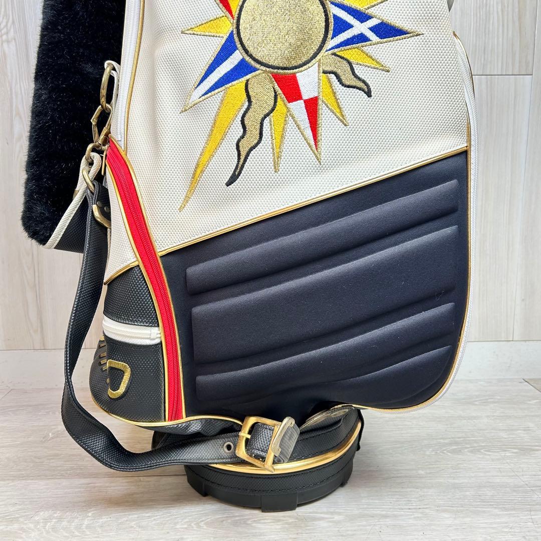 【訳あり】希少！J's ジャンボ尾崎 キャディバッグ フードなし　ケース割れ