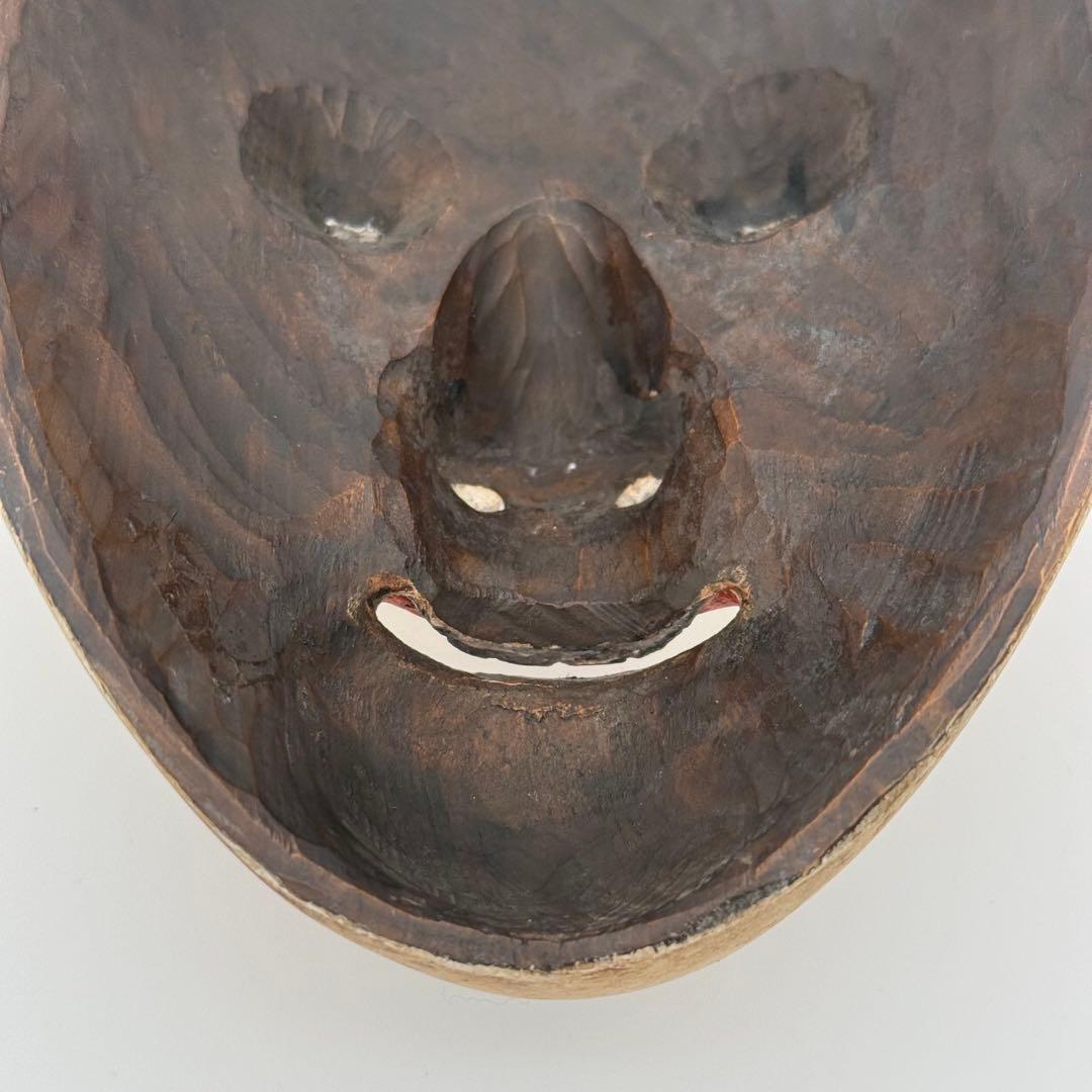 能面「若女」　木彫り　能　日本伝統　日本舞踊