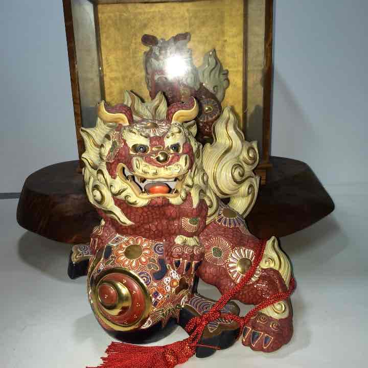 ☆九谷焼 獅子 陶器☆