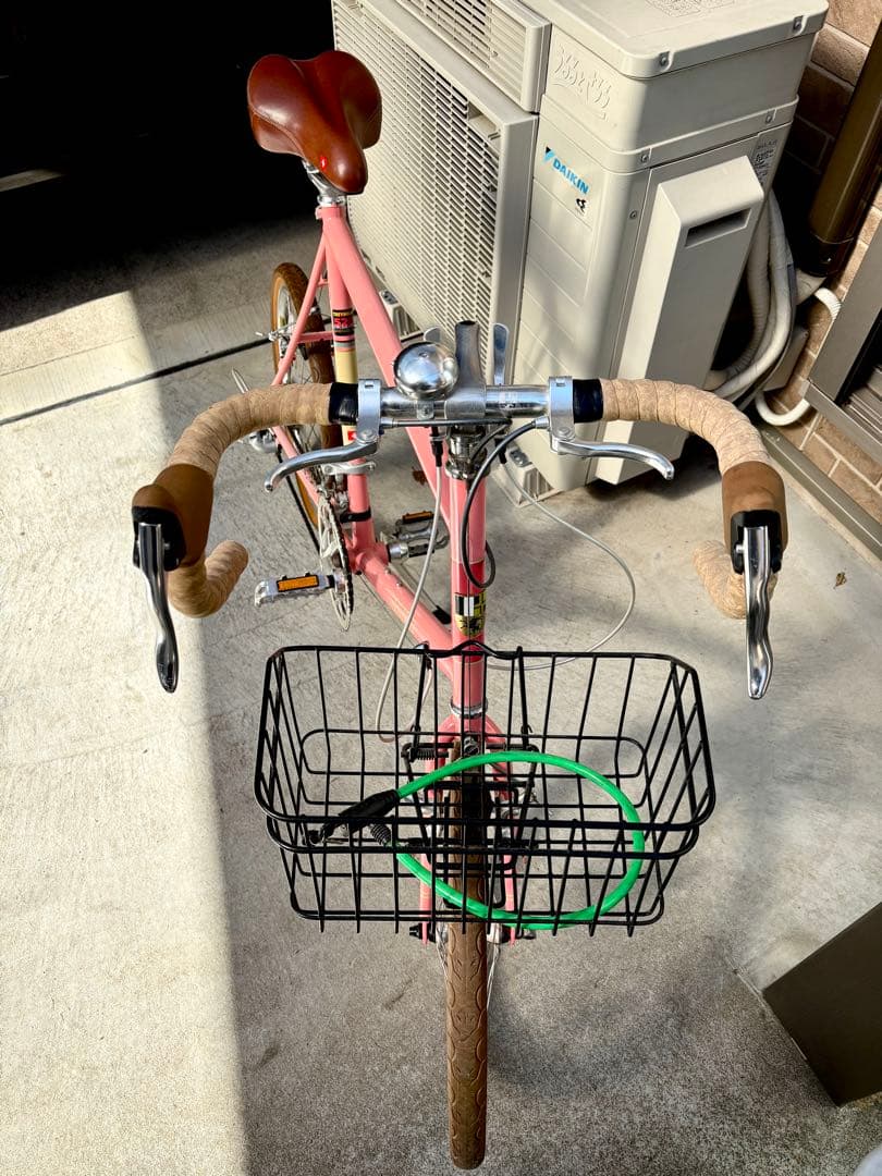 BRUNO ミニベロ　20インチ　クロモリ　520mm 数回のみ使用　室内保管