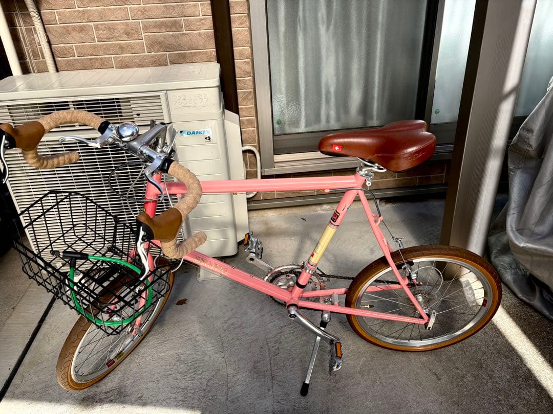 BRUNO ミニベロ　20インチ　クロモリ　520mm 数回のみ使用　室内保管