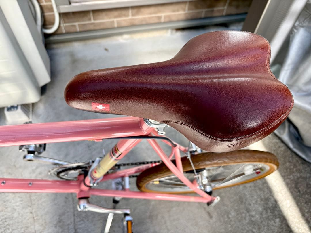 BRUNO ミニベロ　20インチ　クロモリ　520mm 数回のみ使用　室内保管