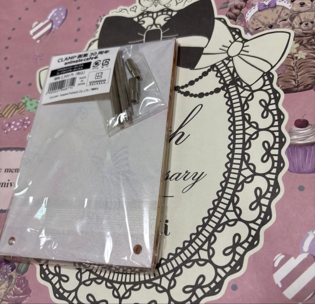 カードキャプターさくら　アニメイトカフェCLAMP 展　アクリルシャドーボックス