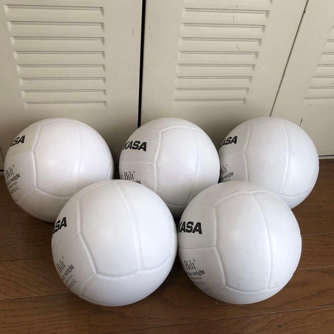 中古 ミカサ バレーボール 4号球MVP400MAL5球 合計5球セット