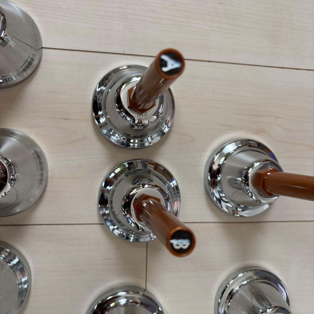 ハンドベル 20個セット シルバーとオレンジ