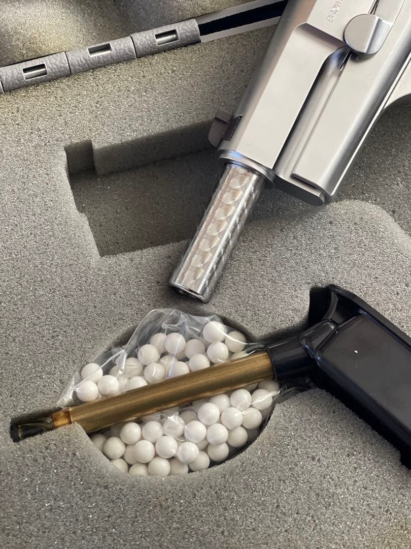 JAC製　ブローニングハイパワー　オールシルバー