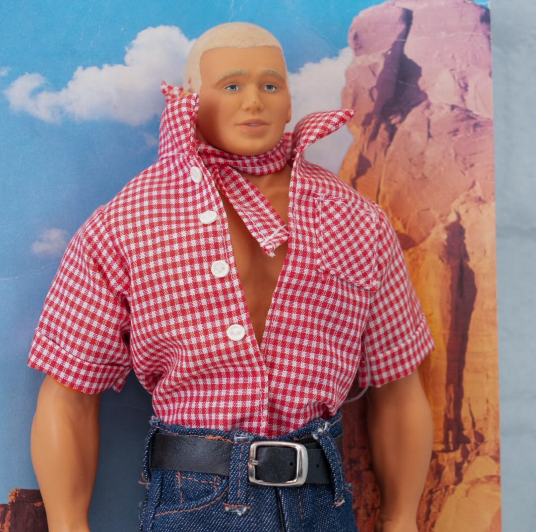 未使用 廃盤 Billy doll カウボーイ ソフビ レア