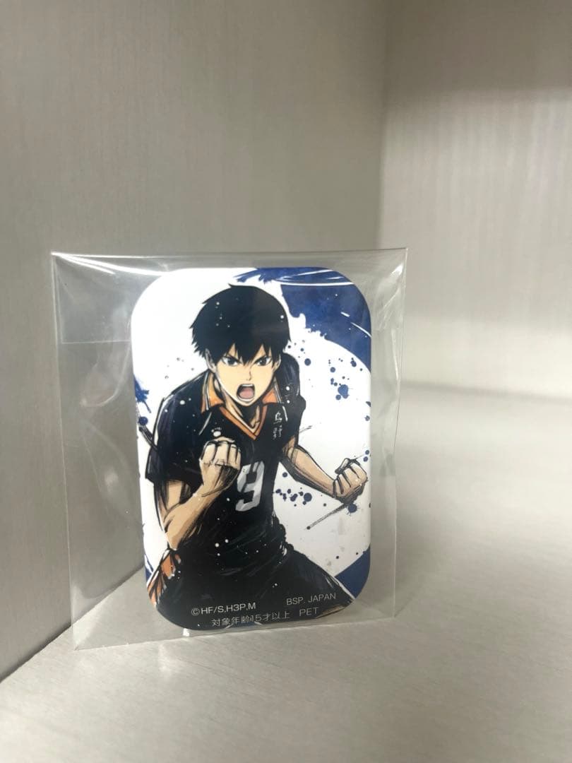 ハイキュー！！ スクエア型缶バッジ～歓喜の鼓動～　影山飛雄