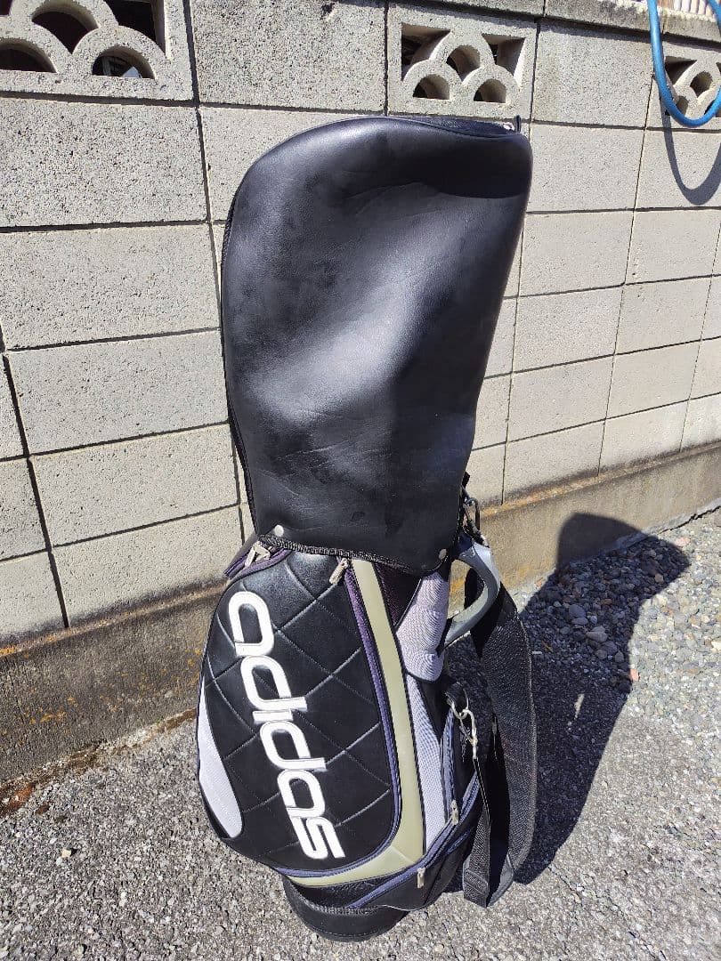 adidas キャディバッグ ブラック/グレー