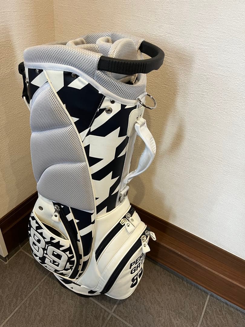 PEARLY GATES パーリーゲイツ　キャディバッグ 千鳥柄