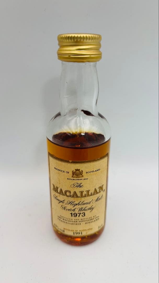The MACALLAN マッカラン 50ml 18年 目減り有り ミニボトル