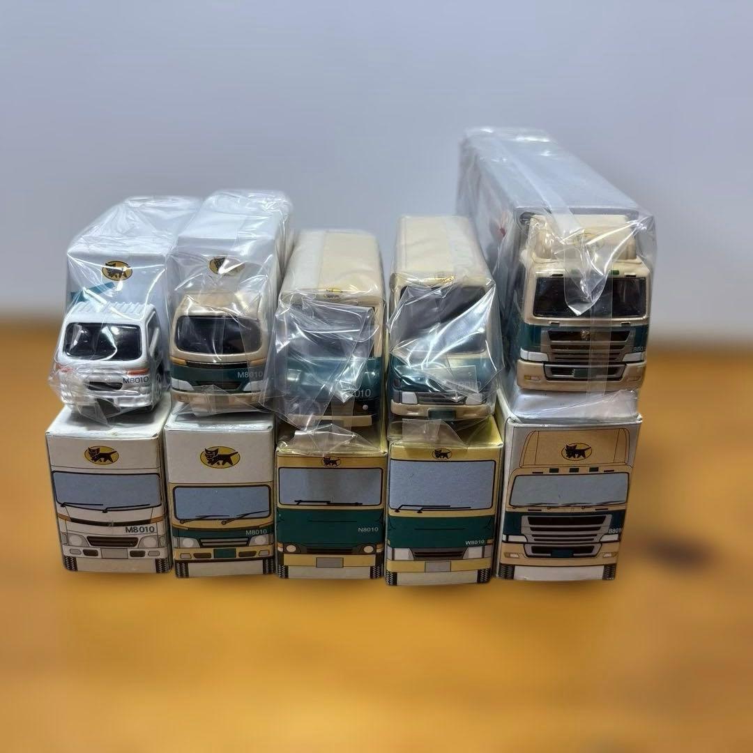 新品未使用 ヤマト運輸 ヤマト ミニカー ５台セット１０t車は赤色、N号あり